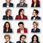 Pop Culture Parodies - Sticker Sheet v17